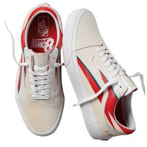 Vans David Bowie Aladdin Sane Old Skool sneakers Men's 9.5 Women's 11 VGUC